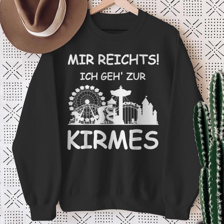 Mir Reicht's Ich Geh Zur Kirmes Retro Saying Sweatshirt Geschenke für alte Frauen