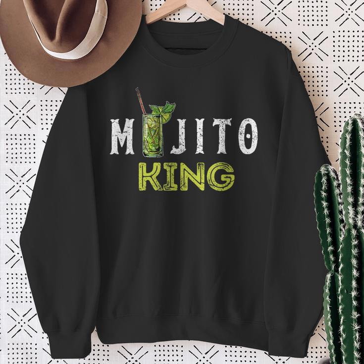 Mojito King Love Mojitos Drink Bartender Sweatshirt Geschenke für alte Frauen