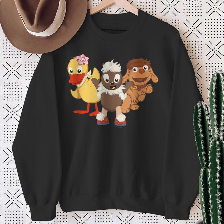 Pittiplatsch Schnatterinchen Und Moppi Beste Freundde Sweatshirt Geschenke für alte Frauen