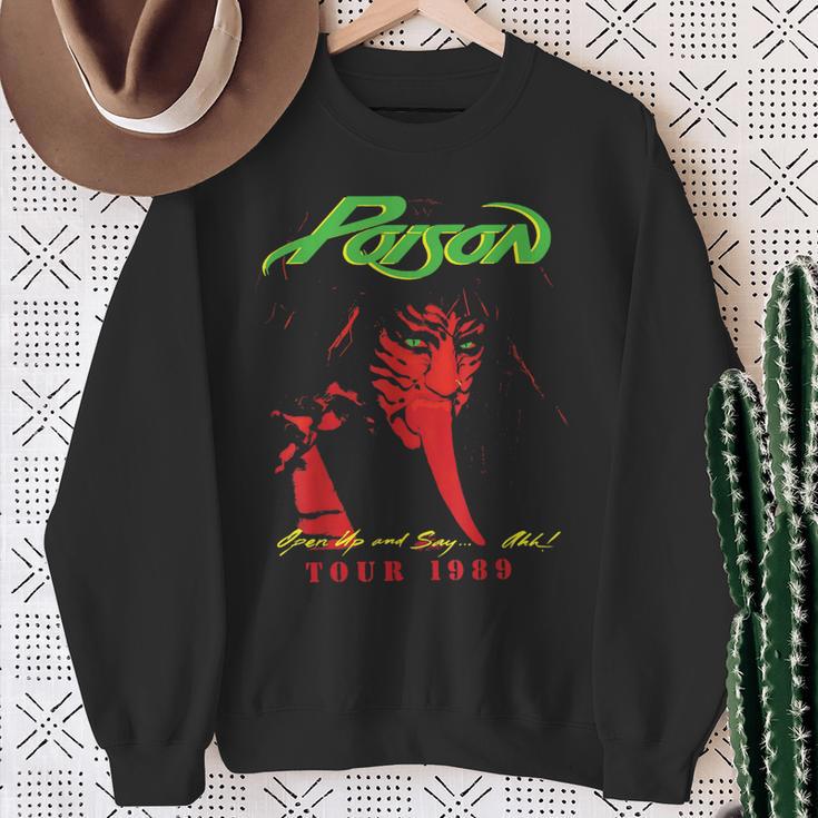 Poison Tour 1989 Sweatshirt Geschenke für alte Frauen