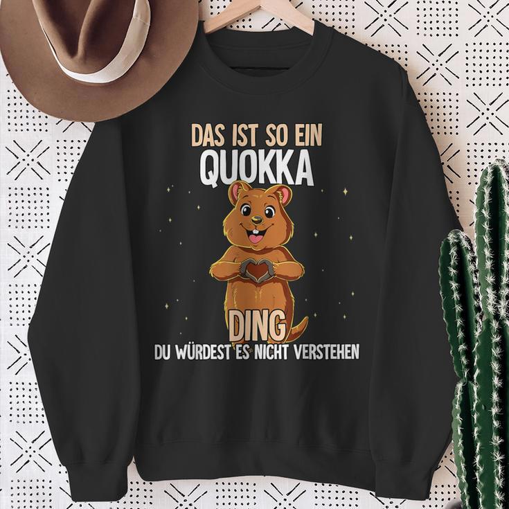 Quokka Sweatshirt Geschenke für alte Frauen