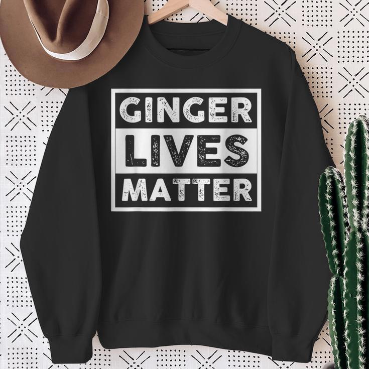 Redhead Ginger Lives Matter Sweatshirt Geschenke für alte Frauen