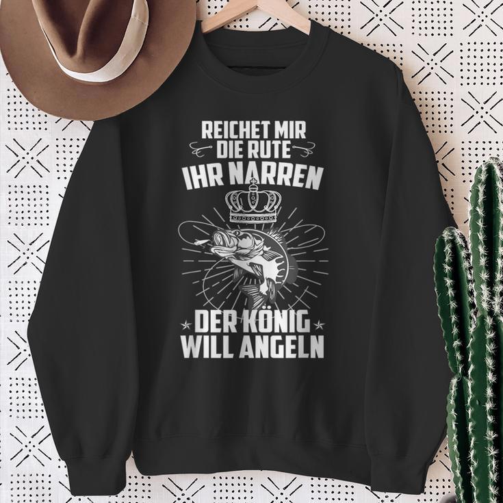 Reich Mir Die Rute Ihr Jester Der König Will Angeler Sweatshirt Geschenke für alte Frauen