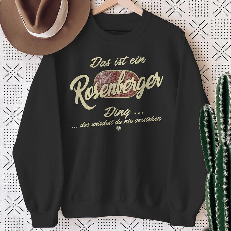 Rosenberger Das Ist Ein Rosenberger Ding Sweatshirt Geschenke für alte Frauen