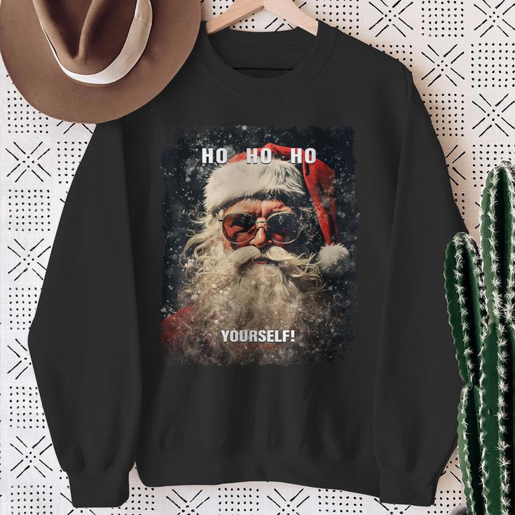 Santa Claus Santa Claus Christmas Santa Claus Sweatshirt Geschenke für alte Frauen