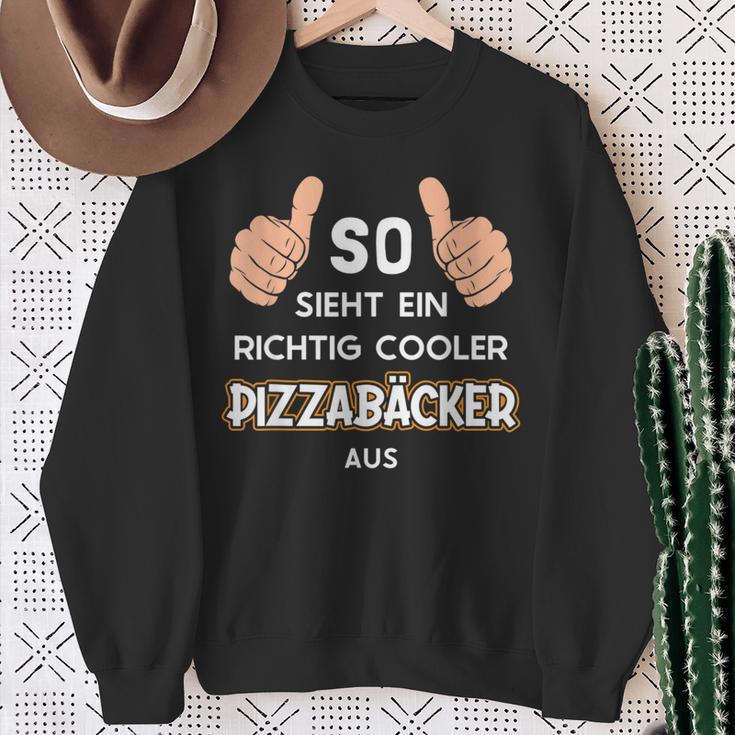 So Sieht Ein Cooler Pizzabäcker Aus Pizza Baker Sweatshirt Geschenke für alte Frauen