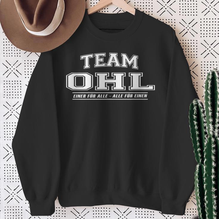 Team Ohl Proud Family Last Name Long-Sleeved Sweatshirt Geschenke für alte Frauen