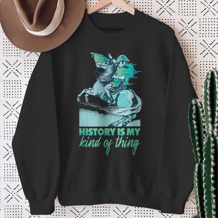 History Ist Mein Ding Beruf Historic S Sweatshirt Geschenke für alte Frauen