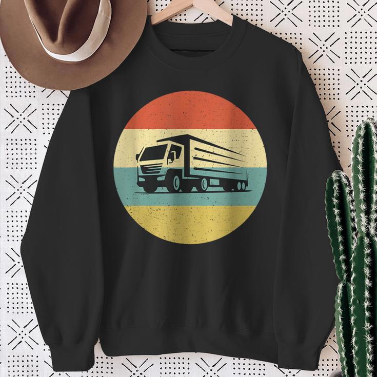 Trucksintage Retro Idea For Men Sweatshirt Geschenke für alte Frauen