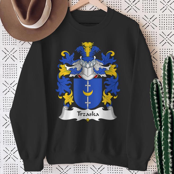 Trzaska Wappen Familienwappen Sweatshirt Geschenke für alte Frauen