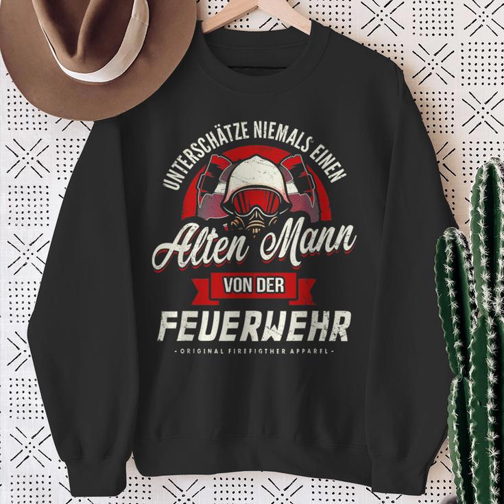 Underschätze Niemal Alten Mann Fireman Sweatshirt Geschenke für alte Frauen