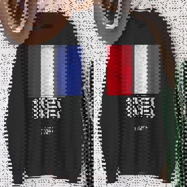 Ville De Fismes France Fr Drapeau Français Sweater e Cadeaux pour les femmes âgées