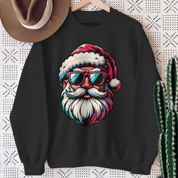 Weihnachtsmann Witzig Lustig Cool Nikolaus Wichtel N Sweatshirt Geschenke für alte Frauen