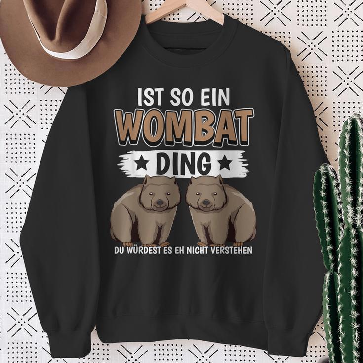 Wombats Australia Sachen Ist Such A Wombat Ding Wombat S Sweatshirt Geschenke für alte Frauen