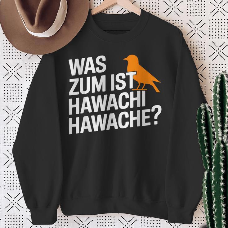 Was Zum Geier Ist Hawachi Meme Sweatshirt Geschenke für alte Frauen