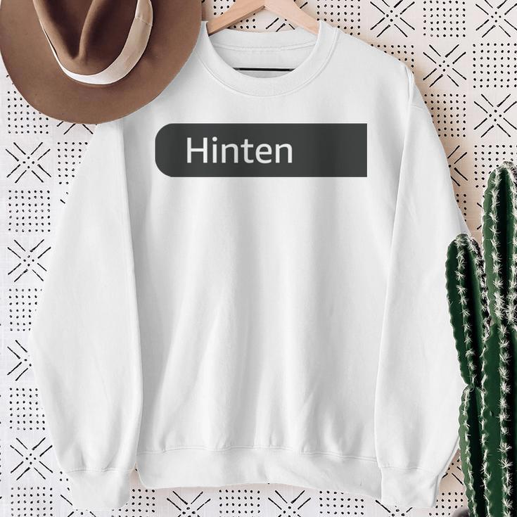 Der Mit Dem Hund Geht Saying Für Das Herrchen Sweatshirt Geschenke für alte Frauen