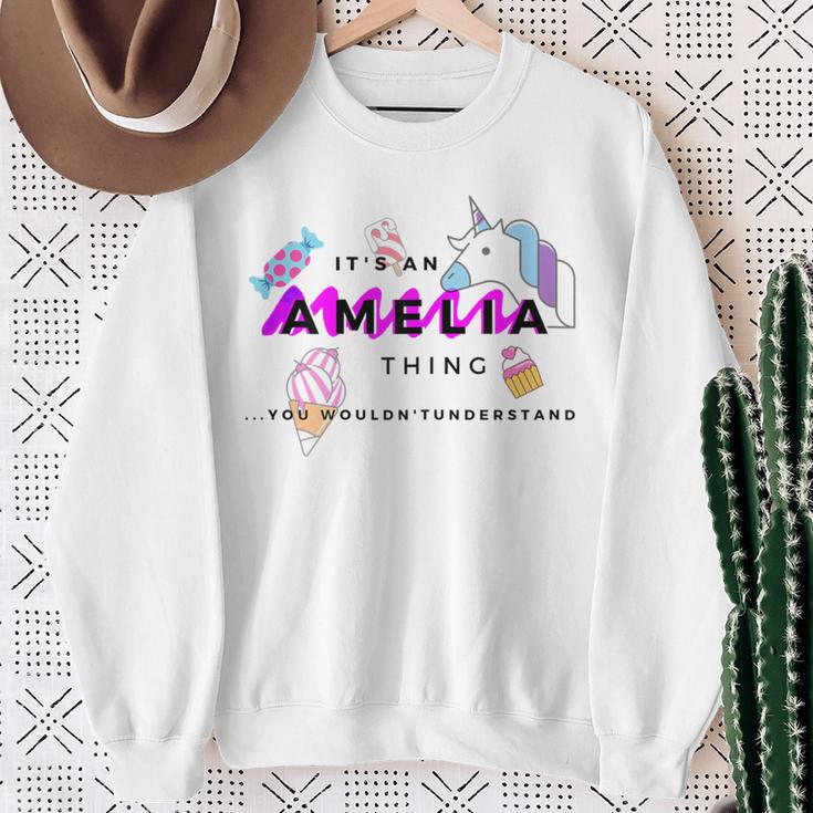 Es Ist Ein Amelia-Ding Sweatshirt Geschenke für alte Frauen