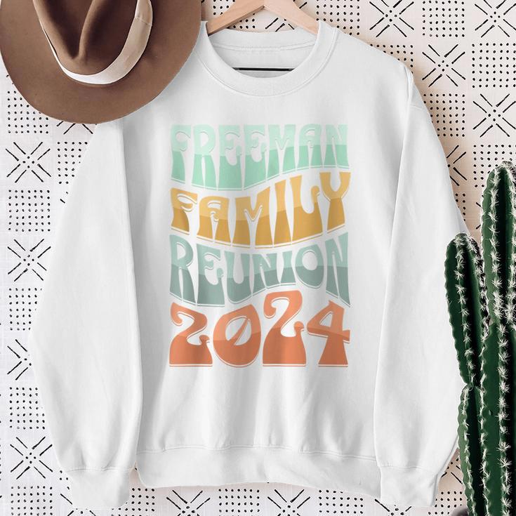 Freeman 2024 Freeman Surname Freeman Hooded Jacket Sweatshirt Geschenke für alte Frauen