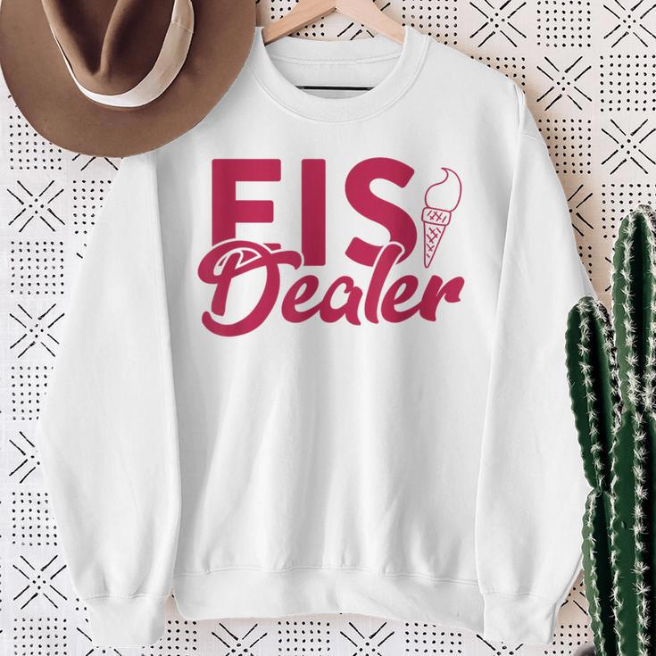 Ice Cream Dealer For Ice Cream Seller And Ice Cream Seller Sweatshirt Geschenke für alte Frauen