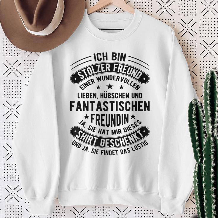 Ich Bin Stolzer Freundgeben Ich Habe Eine Freundin S Sweatshirt Geschenke für alte Frauen