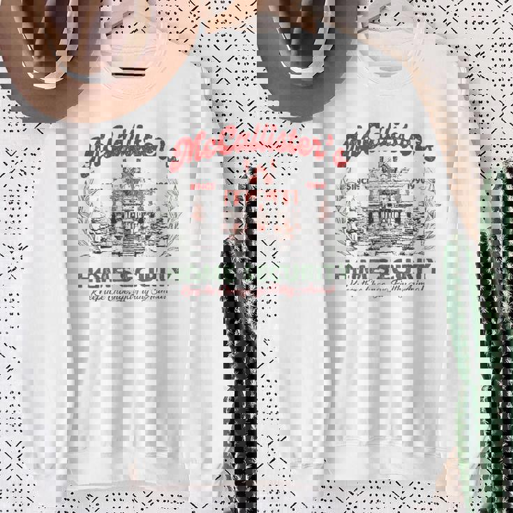 Mc-Calister Christmas Home Security Sweatshirt Gifts for Old Women