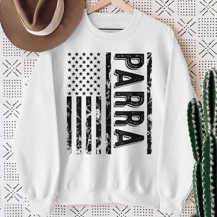 Parra Surname Surname Team Parra Family Reunion Blue Sweatshirt Geschenke für alte Frauen