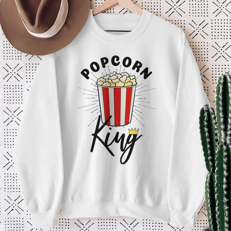 Popcorn King Popcorn Costume Film Cinema Sweatshirt Geschenke für alte Frauen