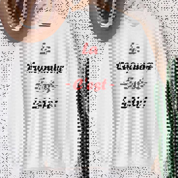Sauce La Mayonnaise C'est Laie Humour Mayonnaise Sweater e Cadeaux pour les femmes âgées