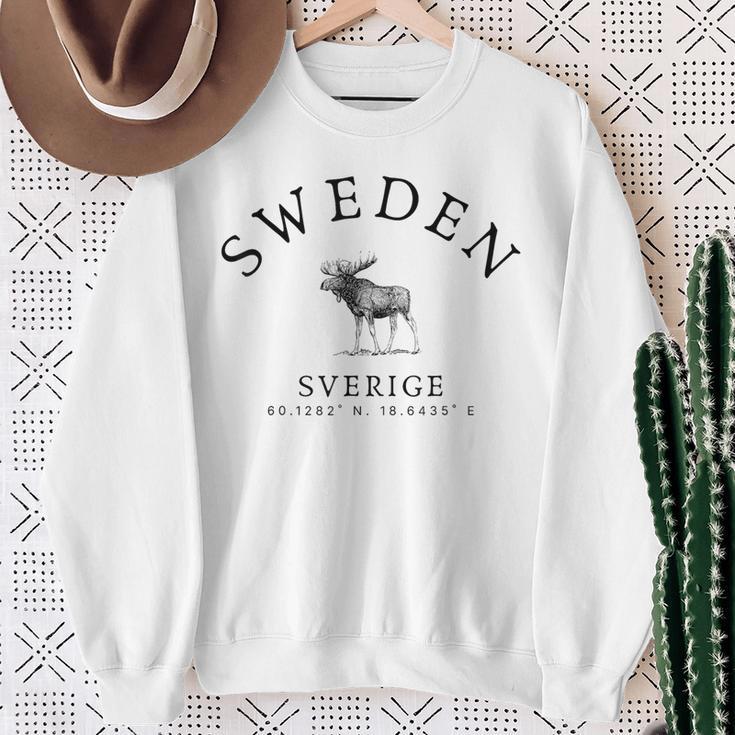 Sweden Sverige Scandinavia Midsommar Swedish Sweatshirt Geschenke für alte Frauen