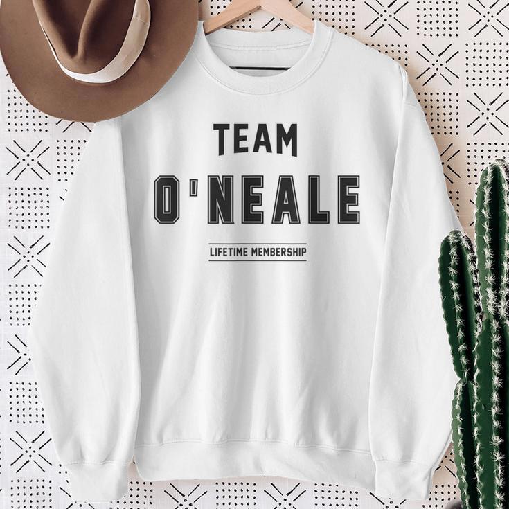 Team O'neale Proud Family Last Name Family Sweatshirt Geschenke für alte Frauen