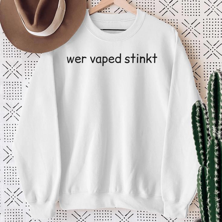 Whoaped Stinkt Lettering Sweatshirt Geschenke für alte Frauen