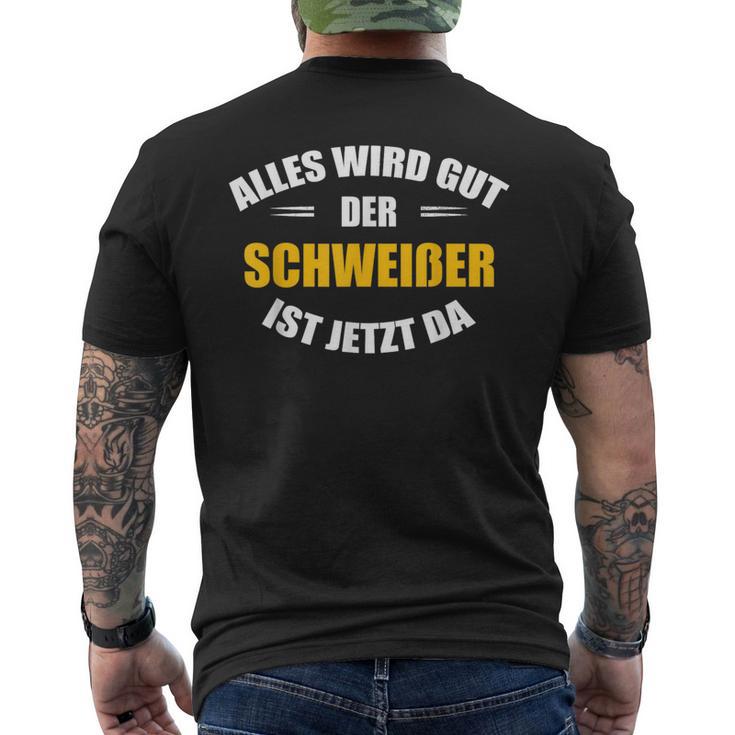 Alles Wird Gut Der Schweißist Jetzt Da T-Shirt mit Rückendruck