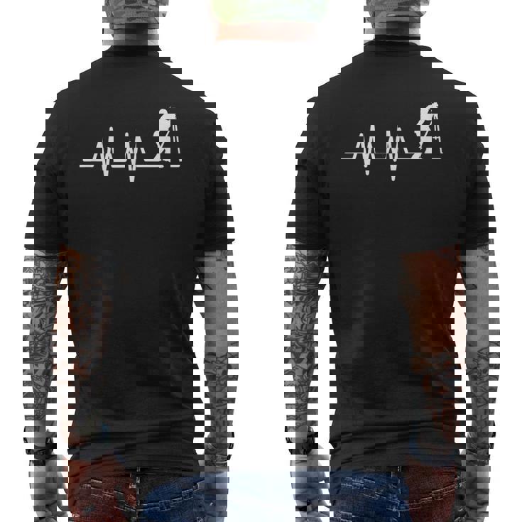 Battement De Coeur Géomètre Topographe T-shirt imprimé au dos