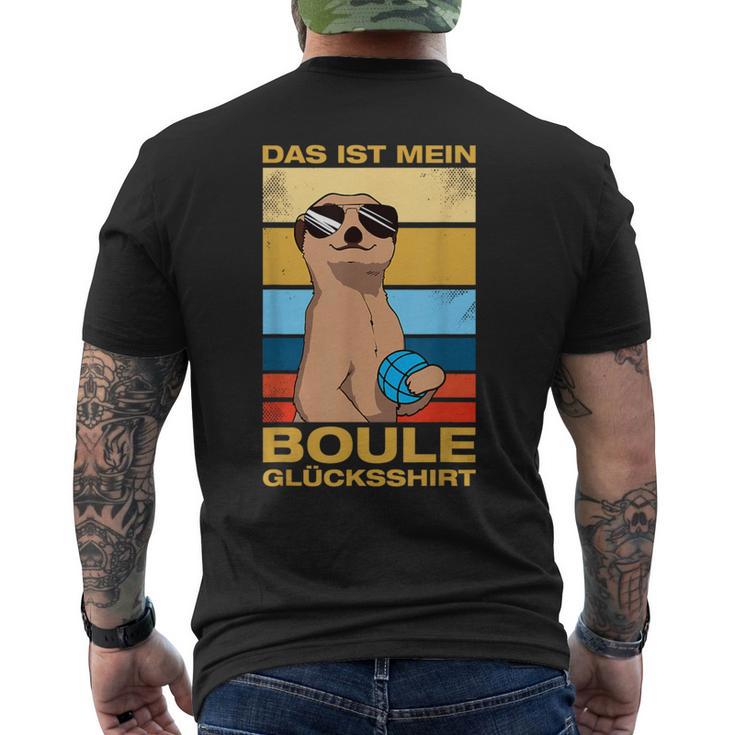 Boule Lucky Petanque T-Shirt mit Rückendruck