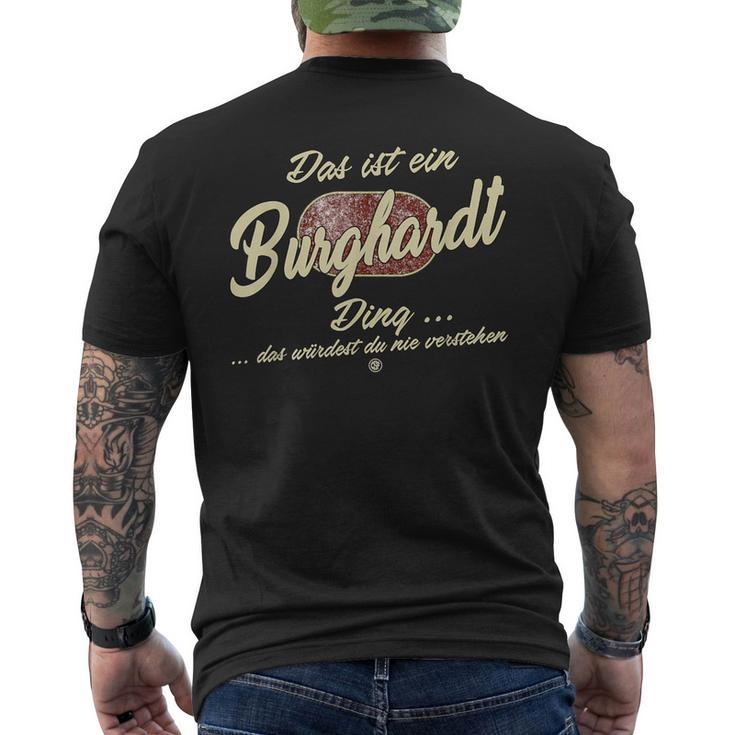 Das Ist Ein Burghardt Ding Lustiges Familie Burghardt T-Shirt mit Rückendruck