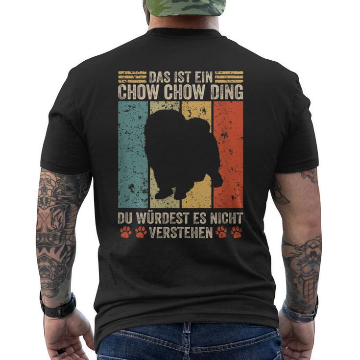 Das Ist Ein Chow Chow Ding T-Shirt mit Rückendruck