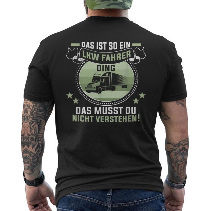 Das Ist So Ein Trucker Ding Lorry Driver T-Shirt mit Rückendruck