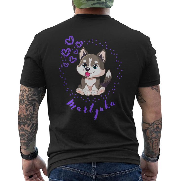 Für Alle Die Hunde Und Welpen Lieben Dog Lovers T-Shirt mit Rückendruck