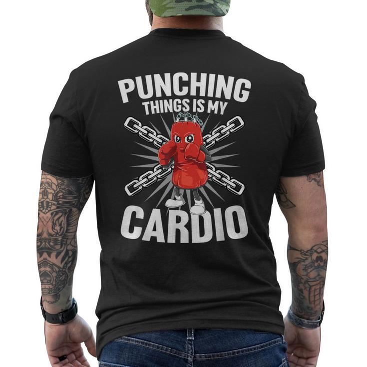 Dinge Zu Schlachtist Mein Cardio T-Shirt mit Rückendruck