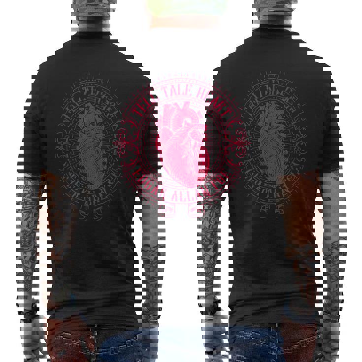 Edgar Allan Poe Tell-Tale Heart Littéraire T-shirt imprimé au dos