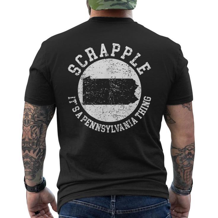 Es Ist Ein Pennsylvania-Ding Scrapple T-Shirt mit Rückendruck