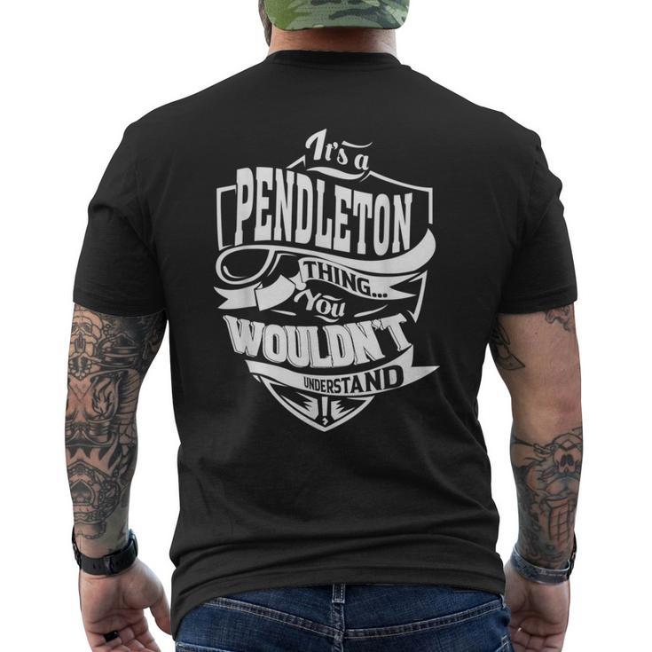 Es Ist Eine Pendleton-Ding T-Shirt mit Rückendruck