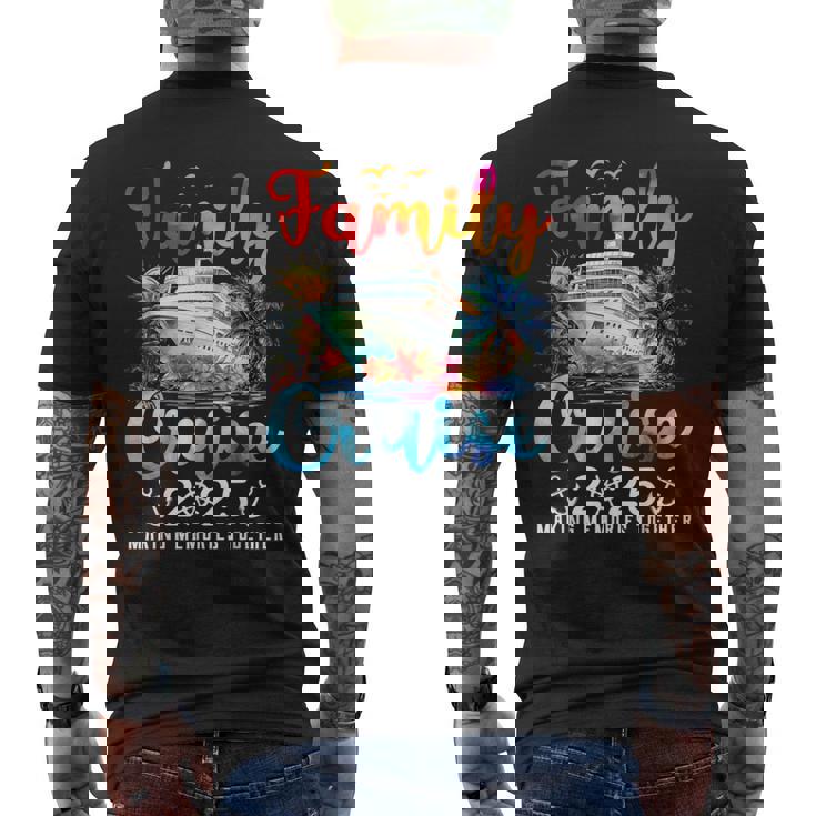 Family Cruise 2025 Vacation Trip Family Matching Cruise Ship Men's T-shirt Back Print