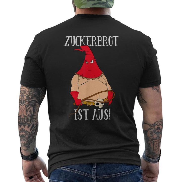 Fun Zuckerbret Ist Aus Dominant Mask And Whip Sayings T-Shirt mit Rückendruck