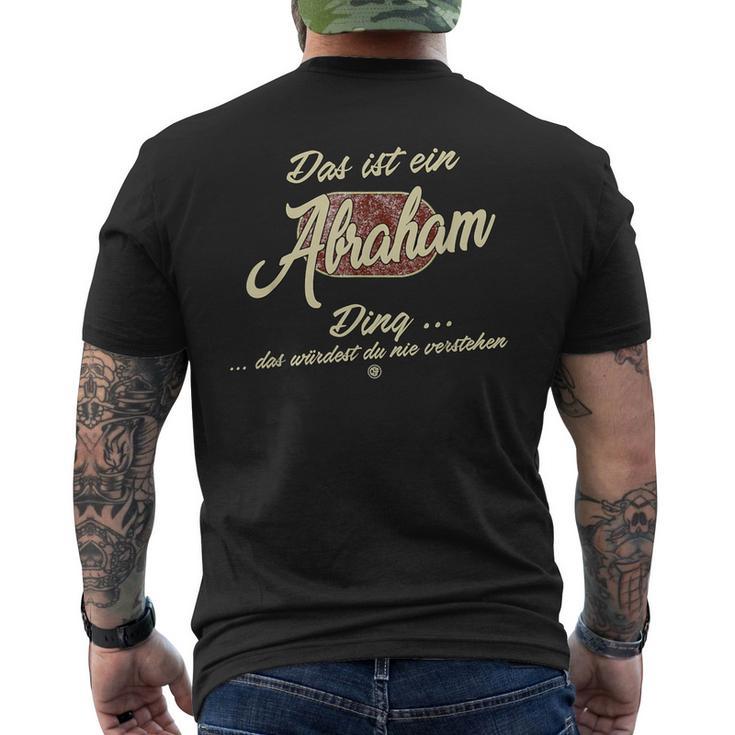 Family Abraham Das Ist Ein Abraham Ding T-Shirt mit Rückendruck