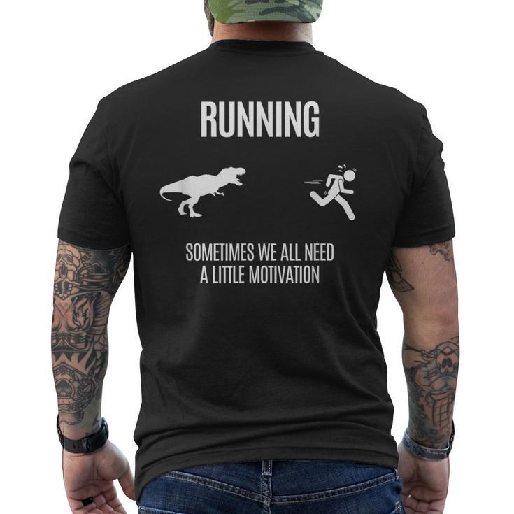 Hilarious For Better Running And Daily Motivation Men's T-shirt Back Print