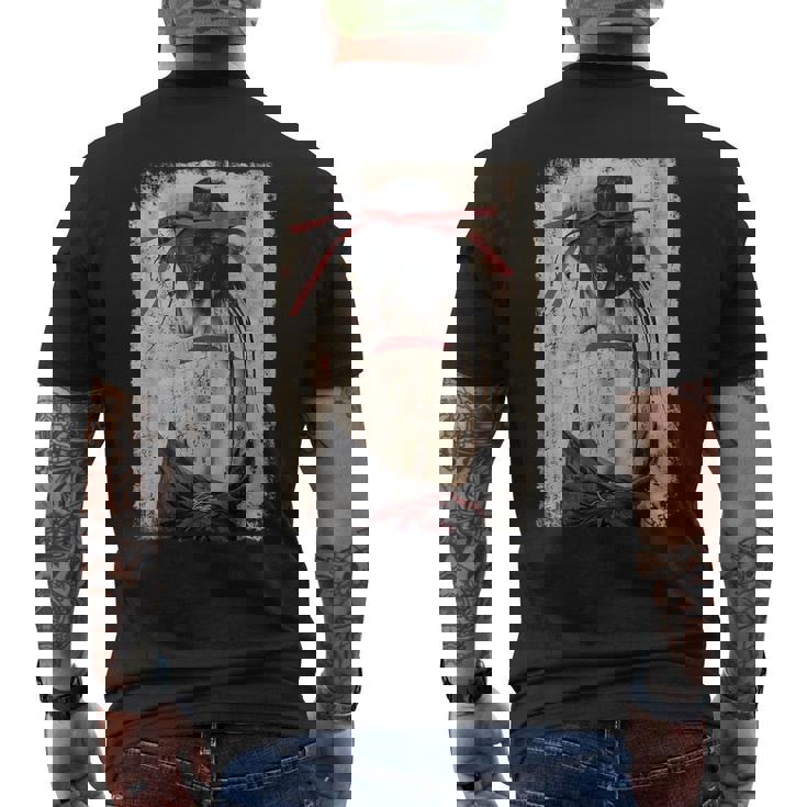 Geisha Asia Giappone Donna Culturaintage Tokyo Geisha T-shirt da uomo con stampa posteriore