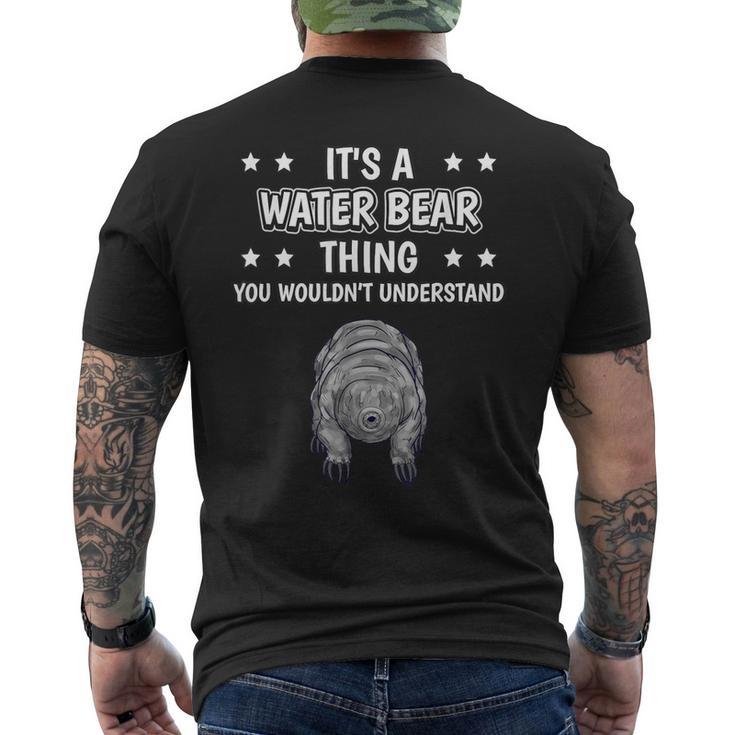 Ist So Ein Bärtierchen Ding Slogan T-Shirt mit Rückendruck