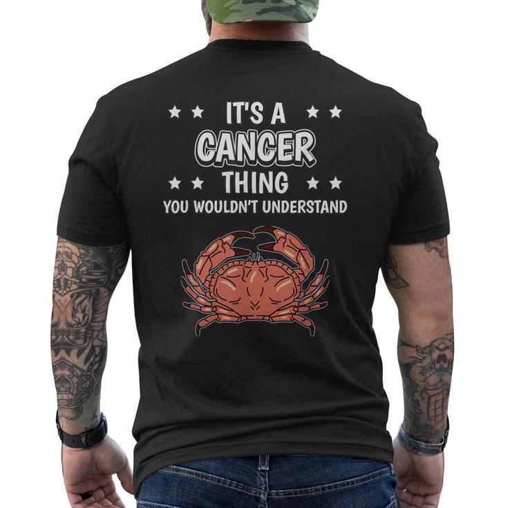 Ist So Ein Krebs Ding Lustiger Spruch Krebse T-Shirt mit Rückendruck