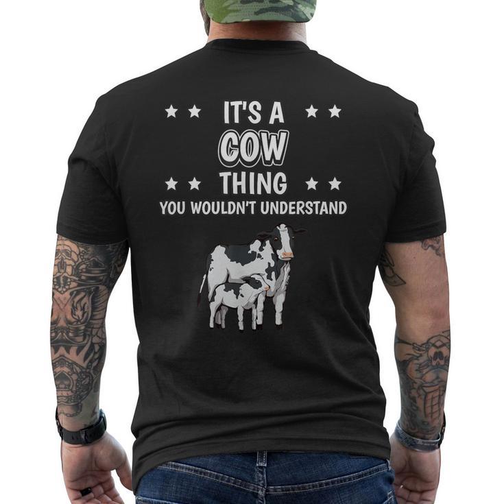 Ist So Ein Kuh Ding T-Shirt mit Rückendruck